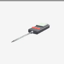 Meat Thermometer low-poly 3D model (1,960 tris)