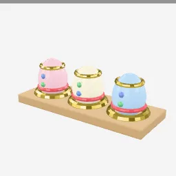 Painted Eggs low-poly 3D model (9,588 tris)