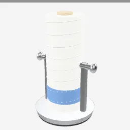Paper Towel Roll low-poly 3D model (6,220 tris)