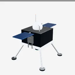 Planetary Lander Mini low-poly 3D model (6,016 tris)