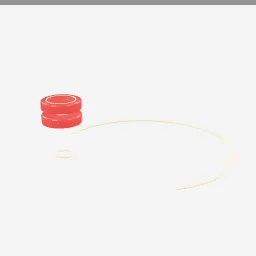 Yo Yo low-poly 3D model (4,676 tris)