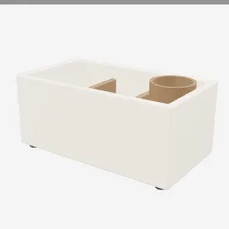 Desk Organizer low-poly 3D model (1,548 tris)