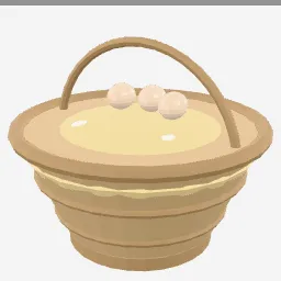 Egg Basket low-poly 3D model (4,268 tris)