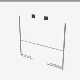 Track Hurdles low-poly 3D model (2,448 tris)