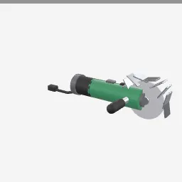 Angle Grinder low-poly 3D model (3,772 tris)