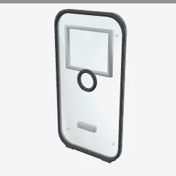 Riot Shield low-poly 3D model (1,378 tris)