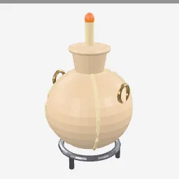 Greek Fire Pot low-poly 3D model (4,668 tris)
