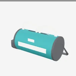 Gym Bag low-poly 3D model (1,888 tris)