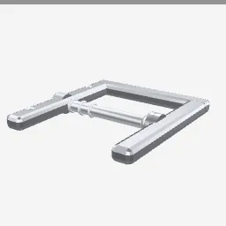 C Clamp low-poly 3D model (5,368 tris)