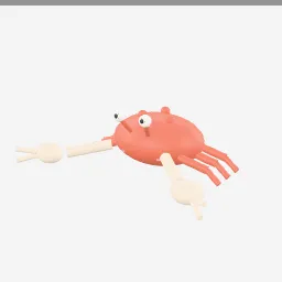 Crab Stylized low-poly 3D model (6,176 tris)