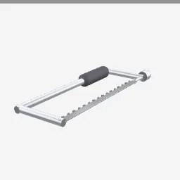 Hacksaw low-poly 3D model (1,960 tris)