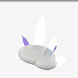 Crystal Prism low-poly 3D model (2,480 tris)
