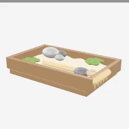 Zen Garden Mini low-poly 3D model (11,560 tris)