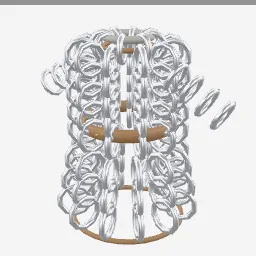 Chainmail Hauberk low-poly 3D model (14,868 tris)