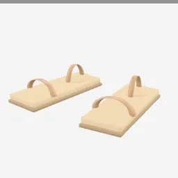 Strap Sandal low-poly 3D model (3,952 tris)