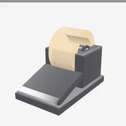 Tape Dispenser low-poly 3D model (1,712 tris)