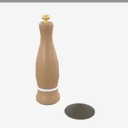 Pepper Mill low-poly 3D model (7,936 tris)