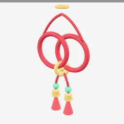 Chinese Knot low-poly 3D model (5,284 tris)