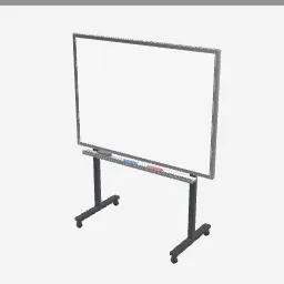 Whiteboard low-poly 3D model (2,616 tris)