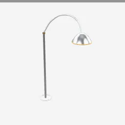 Arc Floor Lamp low-poly 3D model (7,120 tris)