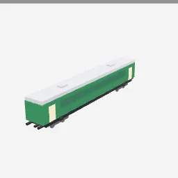 Passenger Car low-poly 3D model (1,332 tris)