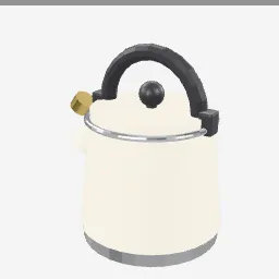 Stovetop Kettle low-poly 3D model (3,392 tris)