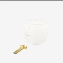 Sugar Bowl low-poly 3D model (8,660 tris)