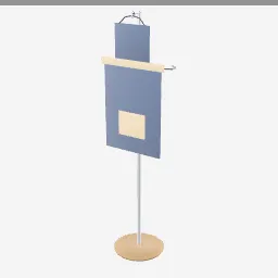 Apron low-poly 3D model (1,822 tris)