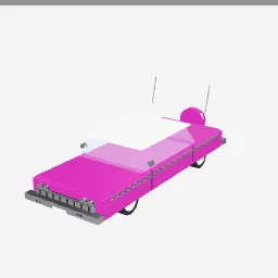 Lowrider low-poly 3D model (24,364 tris)