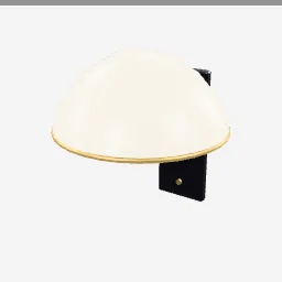 Wall Sconce low-poly 3D model (4,500 tris)