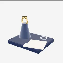 Signet Ring low-poly 3D model (4,052 tris)