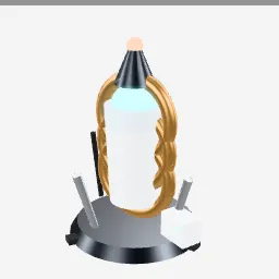 Shield Generator low-poly 3D model (7,828 tris)