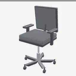 Office Swivel Chair low-poly 3D model (3,464 tris)
