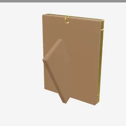 Celtic Knot Frame low-poly 3D model (4,488 tris)