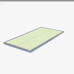 Tatami Unit low-poly 3D model (6,260 tris)