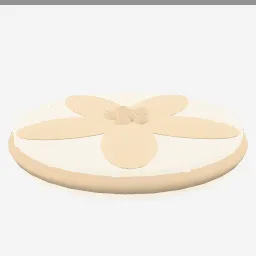 Sand Dollar low-poly 3D model (6,468 tris)