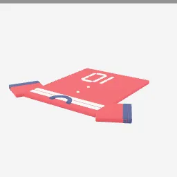 Team Jersey low-poly 3D model (2,188 tris)
