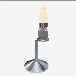 Shaving Brush low-poly 3D model (2,948 tris)