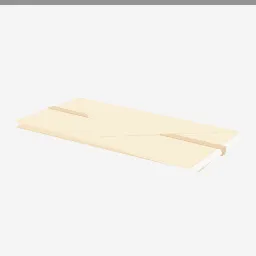 Envelope Stack low-poly 3D model (888 tris)