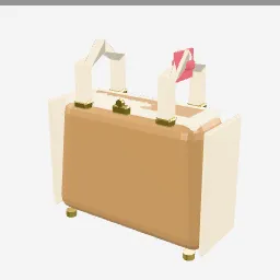 Leather Handbag low-poly 3D model (1,736 tris)