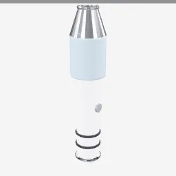 Otoscope low-poly 3D model (3,644 tris)