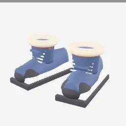 Snow Boot low-poly 3D model (15,056 tris)