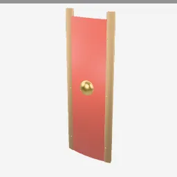 Scutum Shield low-poly 3D model (2,576 tris)