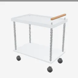 Stock Cart low-poly 3D model (4,376 tris)