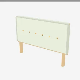 Headboard Upholstered low-poly 3D model (5,268 tris)