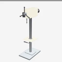 Drill Press low-poly 3D model (4,644 tris)