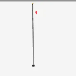 Flagpole low-poly 3D model (1,988 tris)