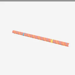 Pool Noodle low-poly 3D model (3,692 tris)