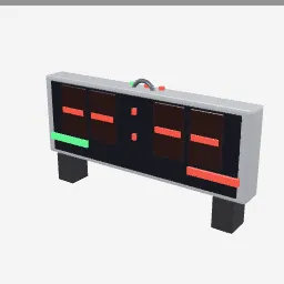 Timer low-poly 3D model (2,388 tris)