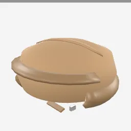 Trapper Hat low-poly 3D model (1,660 tris)